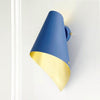 Arc Wall Light-Arcform-Brushed Solid Brass-Steel Blue-Standard-nirohome