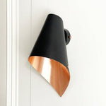 Arc Wall Light-Arcform-Brushed Solid Copper-Matt Black-Standard-nirohome