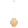 Arellano Bamboo Bohemian Style Pendant Light-Niro Home-nirohome