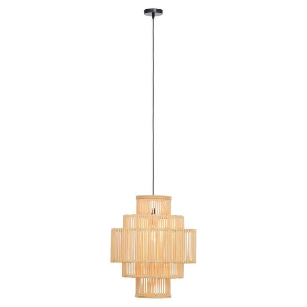 Arellano Bamboo Bohemian Style Pendant Light