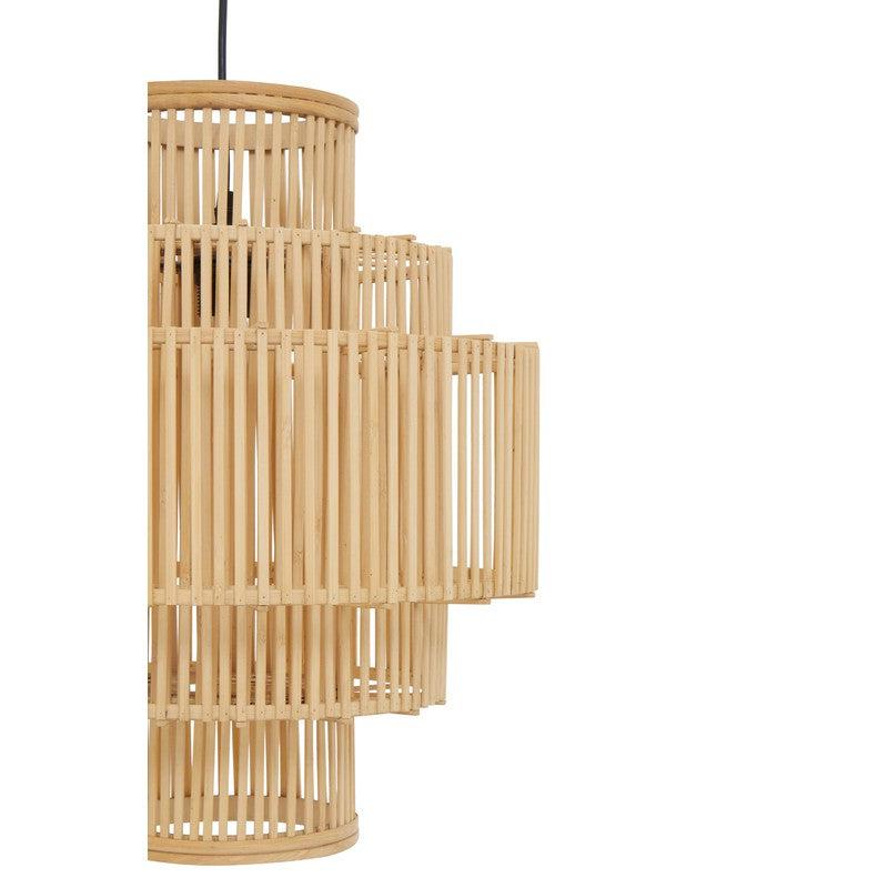 Arellano Bamboo Bohemian Style Pendant Light-Niro Home-nirohome