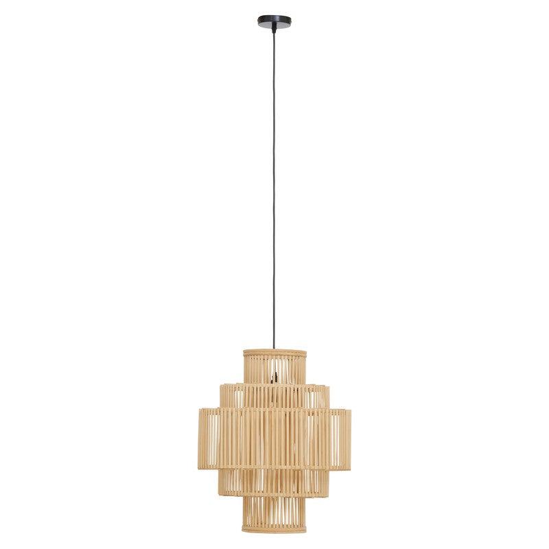 Arellano Bamboo Bohemian Style Pendant Light-Niro Home-nirohome