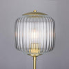 Astoria Reeded Glass & Brass Table Lamp-Mullan Lighting-nirohome