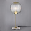 Astoria Reeded Glass & Brass Table Lamp-Mullan Lighting-nirohome