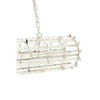 Ayala Cylindrical 8 Bulb Crystal Chandelier-Wrenford & Co.-Brass-nirohome