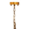 Ayala Small Vertical Brass Cylinder Chandelier-Niro Home-Brass-nirohome