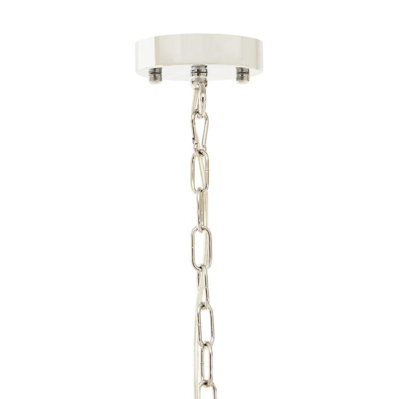 Ayala Small Vertical Brass Cylinder Chandelier-Niro Home-Brass-nirohome