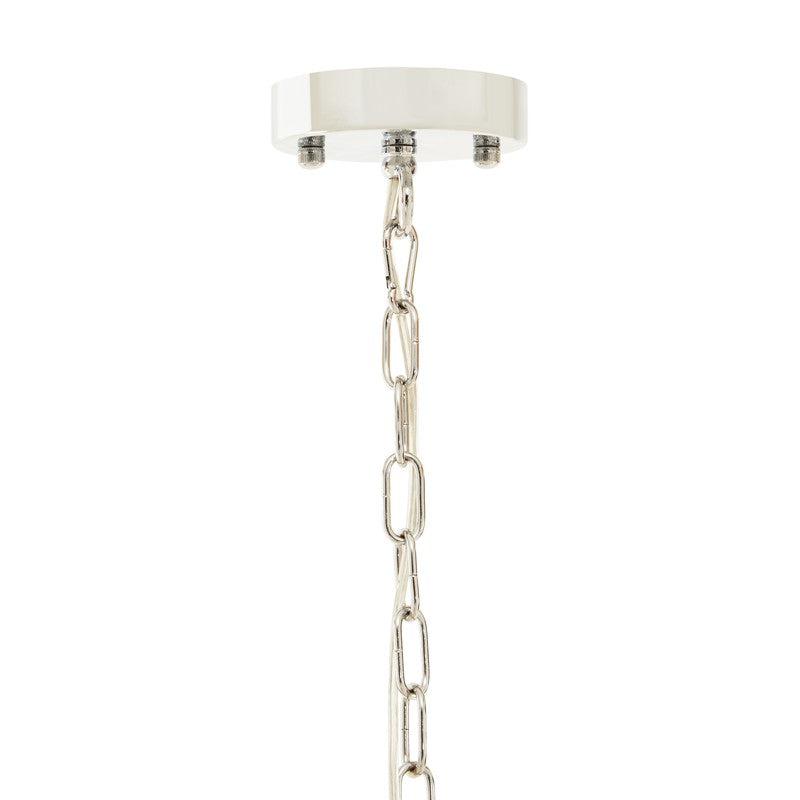 Ayala Small Vertical Brass Cylinder Chandelier-Wrenford & Co.-Brass-nirohome