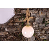 Azores Jute Rope Pendant With Opal Glass-Mullan Lighting-Antique Brass-150cm-nirohome