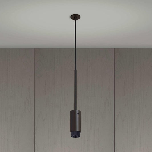 Buster + Punch Graphite Exhaust Pendant with Cross Knurl Detailing