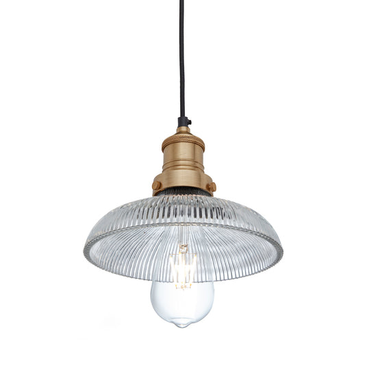 Brooklyn Glass Dome Pendant Light - 8 Inch