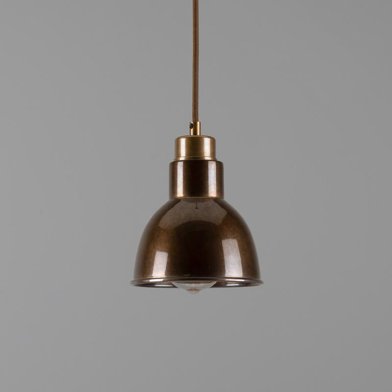 Baku Vintage Brass Pendant Light 15cm-Mullan Lighting-Antique Brass-100cm-nirohome