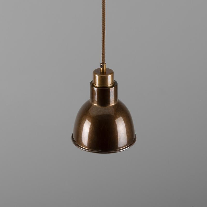 Baku Vintage Brass Pendant Light 15cm-Mullan Lighting-Antique Brass-100cm-nirohome