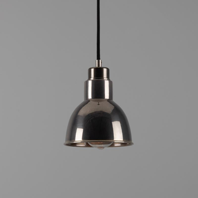 Baku Vintage Brass Pendant Light 15cm-Mullan Lighting-Antique Silver-100cm-nirohome