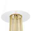 Banjul Brass Hotel Floor Lamp With Fabric Shade-Mullan Lighting-White-nirohome