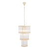 Barrett 3 Tier Glass Chandelier-Wrenford & Co.-Gold-nirohome