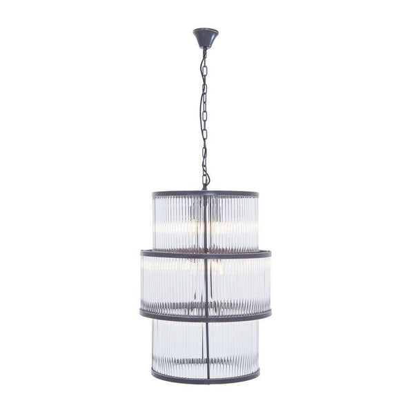 Barrett Triple Layer Glass Chandelier