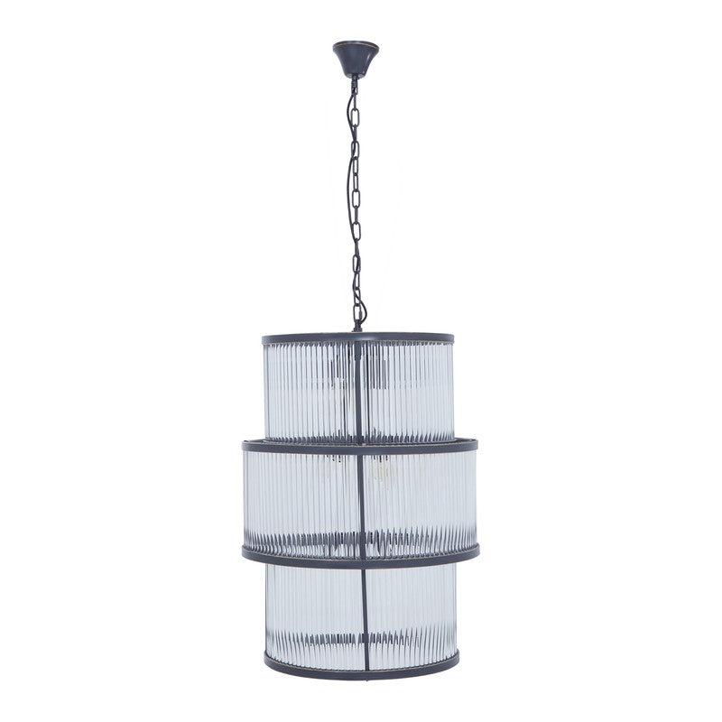 Barrett Triple Layer Glass Chandelier-Niro Home-nirohome