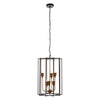 Barton 6 Bulb Iron Star Chandelier-Wrenford & Co.-nirohome