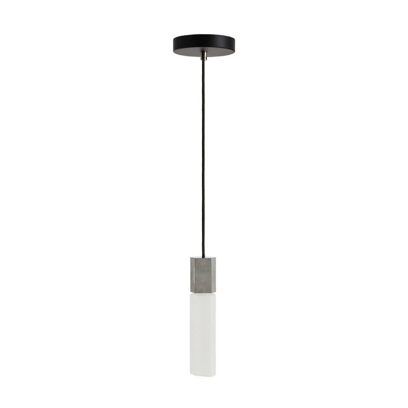 Basalt LED Single Pendant Light-Tala-Brass-nirohome