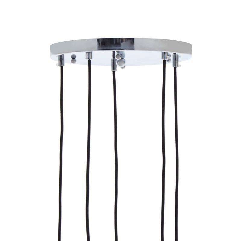 Bauer 5 Globe Pendant Light-Niro Home-Black-nirohome