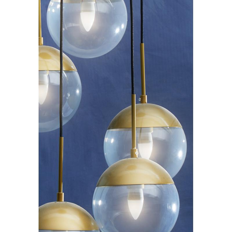 Bauer 5 Globe Pendant Light-Niro Home-Black-nirohome