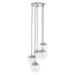 Bauer 5 Globe Pendant Light-Niro Home-Chrome-nirohome