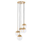 Bauer 5 Globe Pendant Light-Niro Home-Gold-nirohome