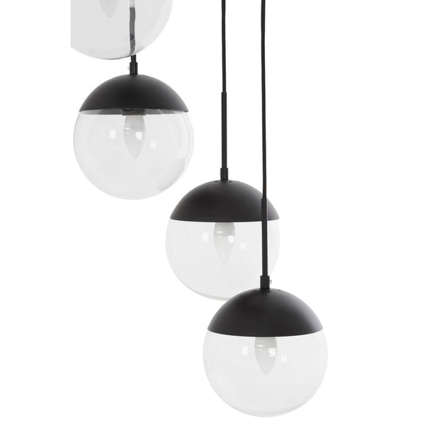 Bauer Triple Globe Pendant Light