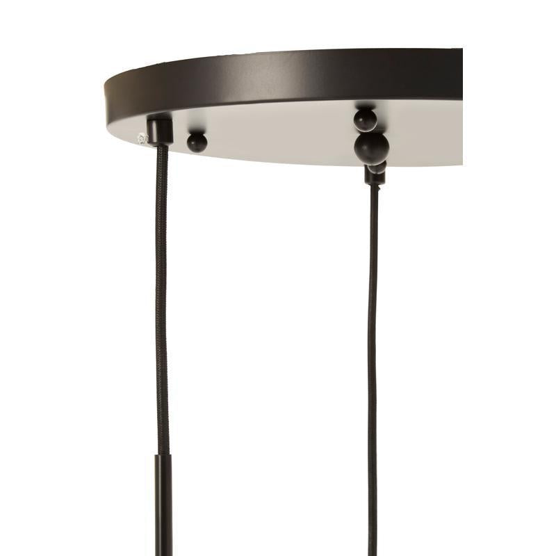 Bauer Triple Globe Pendant Light-Niro Home-Black-nirohome