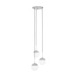 Bauer Triple Globe Pendant Light-Niro Home-Chrome-nirohome