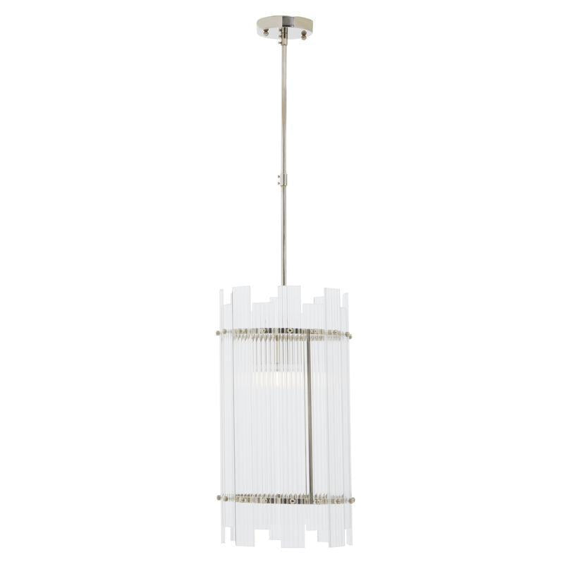 Baxter Fluted Glass Tall Pendant Light-Niro Home-nirohome