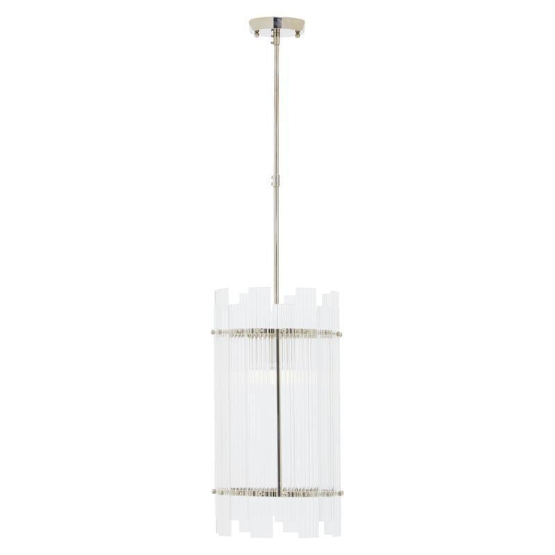 Baxter Fluted Glass Tall Pendant Light-Niro Home-nirohome