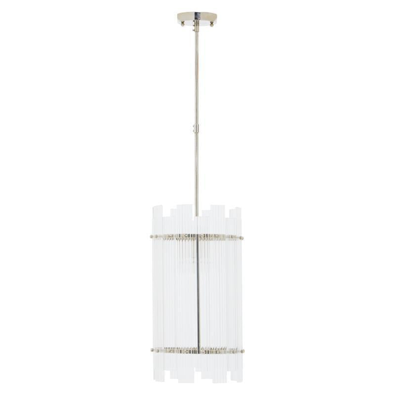 Baxter Fluted Glass Tall Pendant Light-Niro Home-nirohome