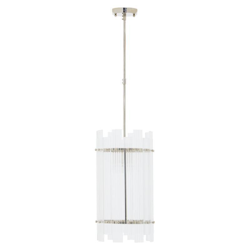 Baxter Fluted Glass Tall Pendant Light-Wrenford & Co.-nirohome