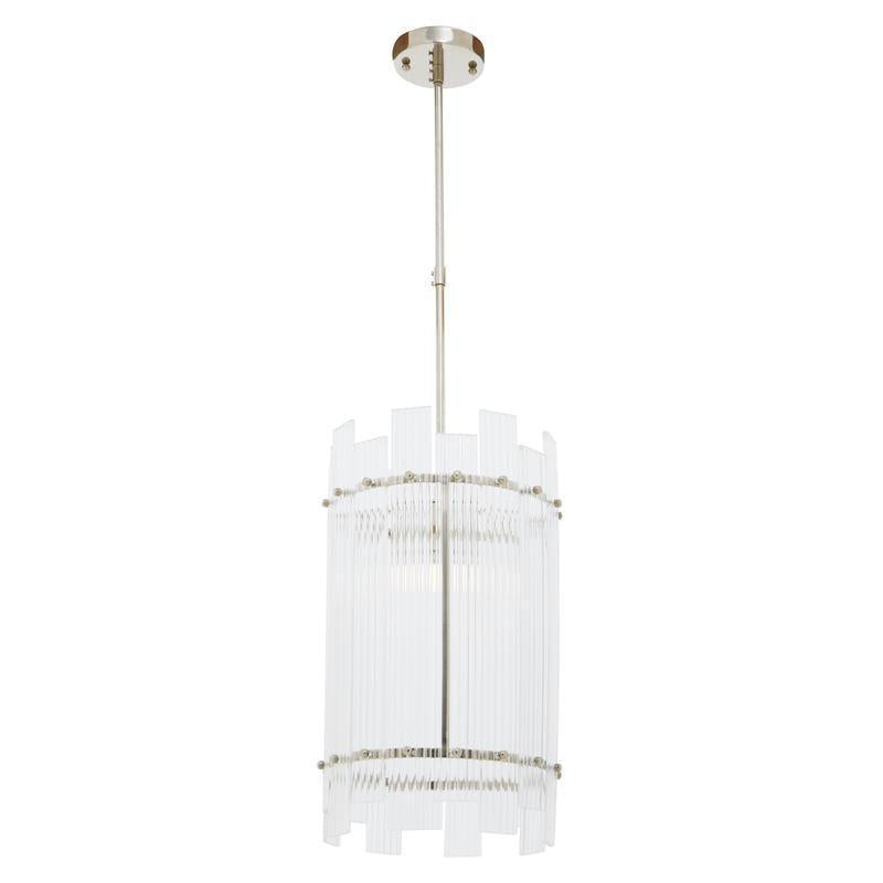 Baxter Fluted Glass Tall Pendant Light-Wrenford & Co.-nirohome
