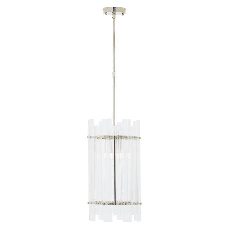 Baxter Fluted Glass Tall Pendant Light-Wrenford & Co.-nirohome