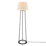 Borris Three-Legged Floor Lamp With Fabric Shade-Mullan Lighting-Cream-nirohome