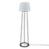 Borris Three-Legged Floor Lamp With Fabric Shade-Mullan Lighting-Grey-nirohome