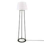 Borris Three-Legged Floor Lamp With Fabric Shade-Mullan Lighting-White-nirohome