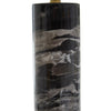 Bowman Black Marble Column Table Lamp With Ivory Shade-Niro Home-Brass-nirohome