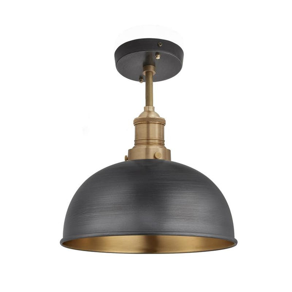 Brooklyn Dome Flush Mount Ceiling Light - 8 Inch