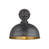 Brooklyn Dome Wall Light - 8 Inch-Industville-Brass-nirohome