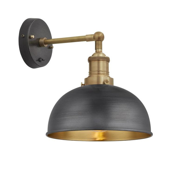 Brooklyn Dome Wall Light- 8 Inch