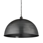 Brooklyn Giant Dome Pendant Light With Chain - 24 Inch-Industville-Pewter-nirohome