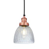 Brooklyn Glass Cone Pendant Light - 7inch-Industville-Copper-nirohome