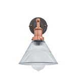 Brooklyn Glass Funnel Wall Light - 7 Inch-Industville-Copper-nirohome