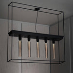 Caged Ceiling Light 5.0-Buster + Punch-Black Marble-Extension Kit / Caged-nirohome