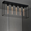 Caged Ceiling Light 5.0-Buster + Punch-Black Marble-No Extension-nirohome