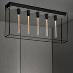 Caged Ceiling Light 5.0-Buster + Punch-White Marble-No Extension-nirohome